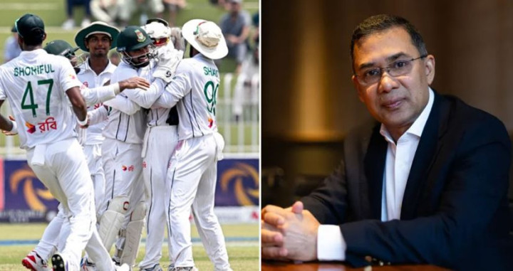 ‘ঐতিহাসিক’ টেস্ট জয়ে বাংলাদেশ দলকে অভিনন্দন তারেক রহমানের