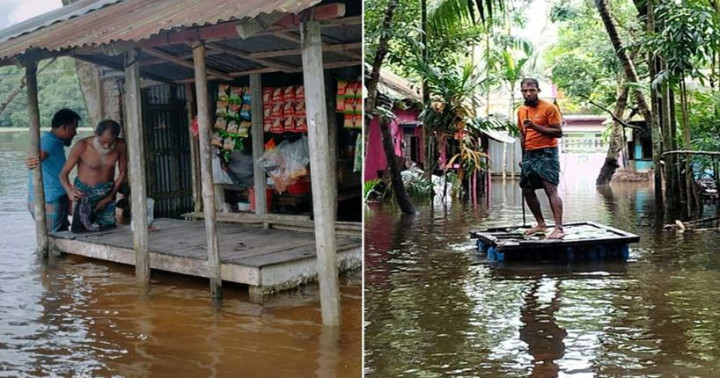 দেশে বন্যায় মৃত্যু বেড়ে ৬৭