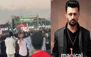 লোডশেডিংয়ে ২০ মিনিট বন্ধ আতিফ আসলামের কনসার্ট