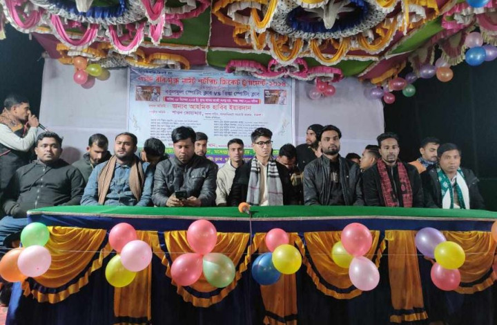 শহীদ বীর মুগ্ধ নাইট শর্টপিচ ক্রিকেট টুর্ণামেন্ট ২য় সেমিফাইনালের উদ্বোধন