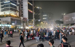 গুলশান অবরোধ তিতুমীর কলেজ শিক্ষার্থীদের