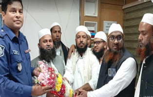 ভাঙ্গায় নবাগত থানা অফিসার ইনচার্জকে ইসলামী মজলিস কমিটির শুভেচছা প্রদান