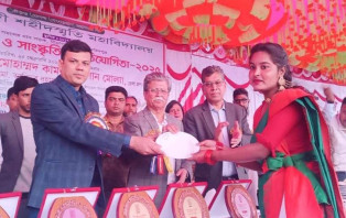 বিভাগদী শহীদস্মৃতি মহাবিদ্যালয়ে বার্ষিক ক্রীড়া প্রতিযোগিতা অনুষ্ঠিত