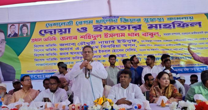 আমরা দলের শক্তি দিয়ে চাঁদাবাজি করার রাজনীতি করি না : শহিদুল ইসলাম বাবুল