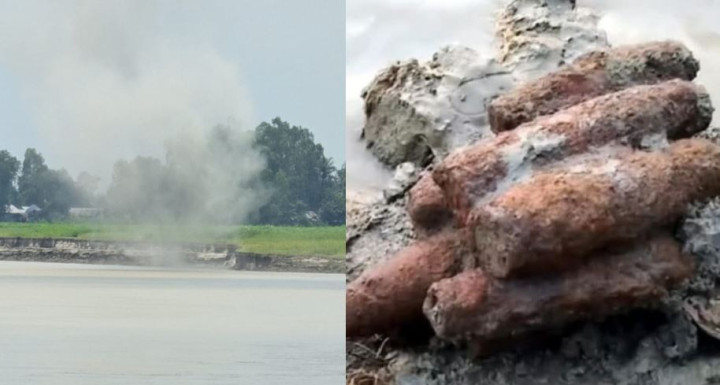 যমুনায় বিস্ফোরিত মর্টার শেলগুলো মুক্তিযুদ্ধের সময়ের