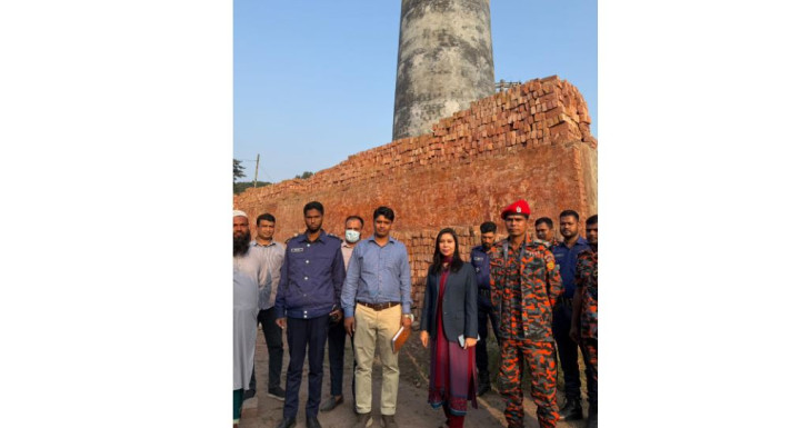 সদরপুরে পরিবেশ ছাড়পত্র ছাড়াই অবৈধ ইটভাটা, লাখ টাকা জরিমানা 