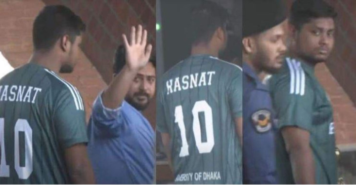  সেই জার্সি পরেই সংসদে শপথ নিতে এলেন হাসনাত
