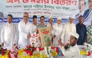 ইমামদের কথা খুব কম মানুষই মনে রেখেছেন বেপারী পরিবারের  ঈদ উপহার বিতরণ অনুষ্ঠানে জামিল হোসেন