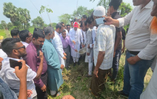 সদরপুরে খাল খনন কর্মসূচীর উদ্বোধন করেছেন সংসদ সদস্য শহিদুল ইসলাম বাবুল