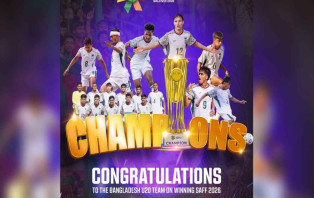 টাইব্রেকারে ভারতকে কাঁদিয়ে সাফে চ্যাম্পিয়ন বাংলাদেশ