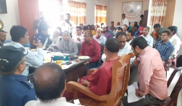 সালথায় করোনা ভাইরাস প্রতিরোধের লক্ষ্যে সচেতনতামূলক সভা