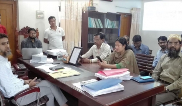 তালায় করোনা ভাইরাস সম্পর্কে জরুরী মতবিনিময় সভা 