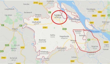 সদরপুরের সঙ্গে শিবচর সীমান্তবর্তী যোগাযোগ পথ বিছিন্ন