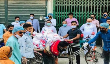 অসহায় ও দুস্থদের পাশে শিবচর উপজেলা ছাত্রলীগ