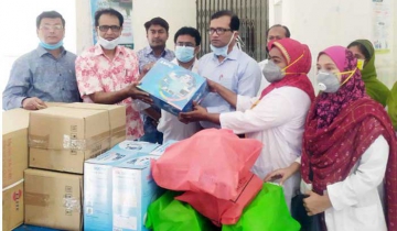  হাসপাতালে চিকিৎসা সরঞ্জাম প্রদান করলেন মিতুল হাকিম