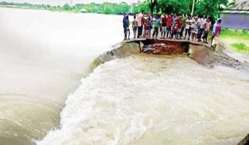 তিস্তার পানি বিপদসীমার ৫০ সেন্টিমিটার ওপর দিয়ে প্রবাহিত