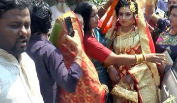 এবার ব্যতিক্রমী ঘটনা, কনে যাত্রী নিয়ে বরের বাড়িতে!