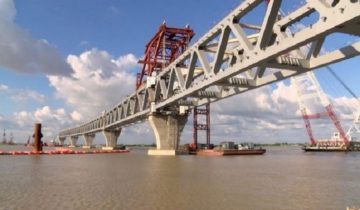 পদ্মাসেতুতে ১৯তম স্প্যান বসছে বুধবার